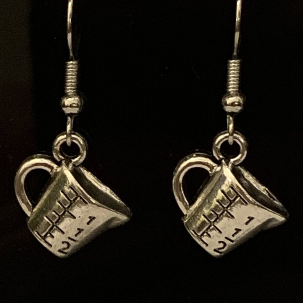 Cooking Earring, Kitchen Earring, Chef Earring, Utensil Earring, Measuring Cup
